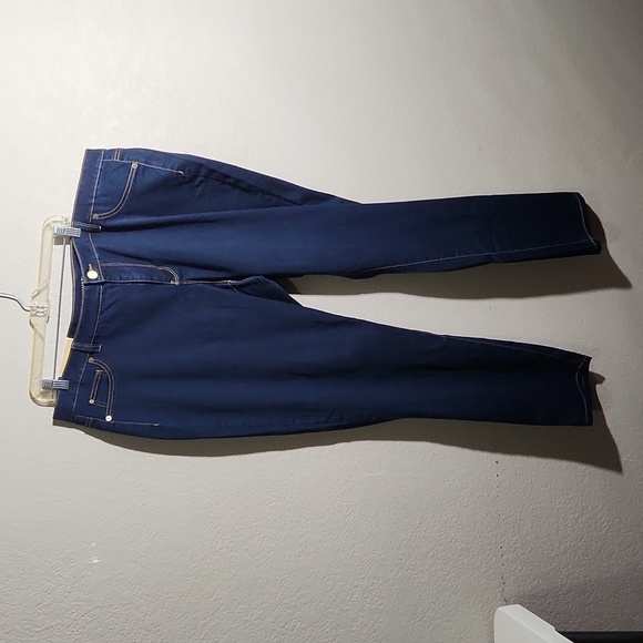 Michael Kores Jeans Womens Size 22W New Ava Super Skinny Dark Denim - Picture 3 of 10